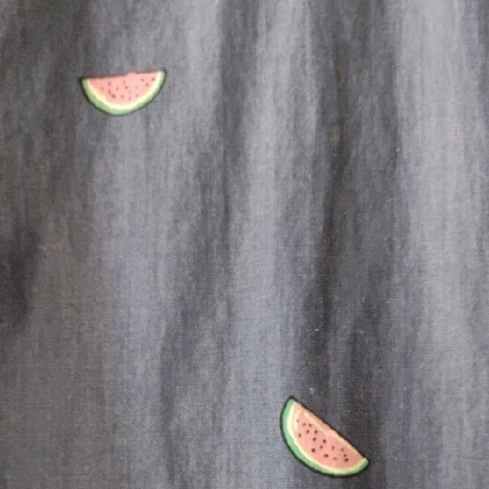 Banana Republic Luxe Poplin Slim Fit Watermelon 🍉 Slice Summer Size M - Picture 3 of 5